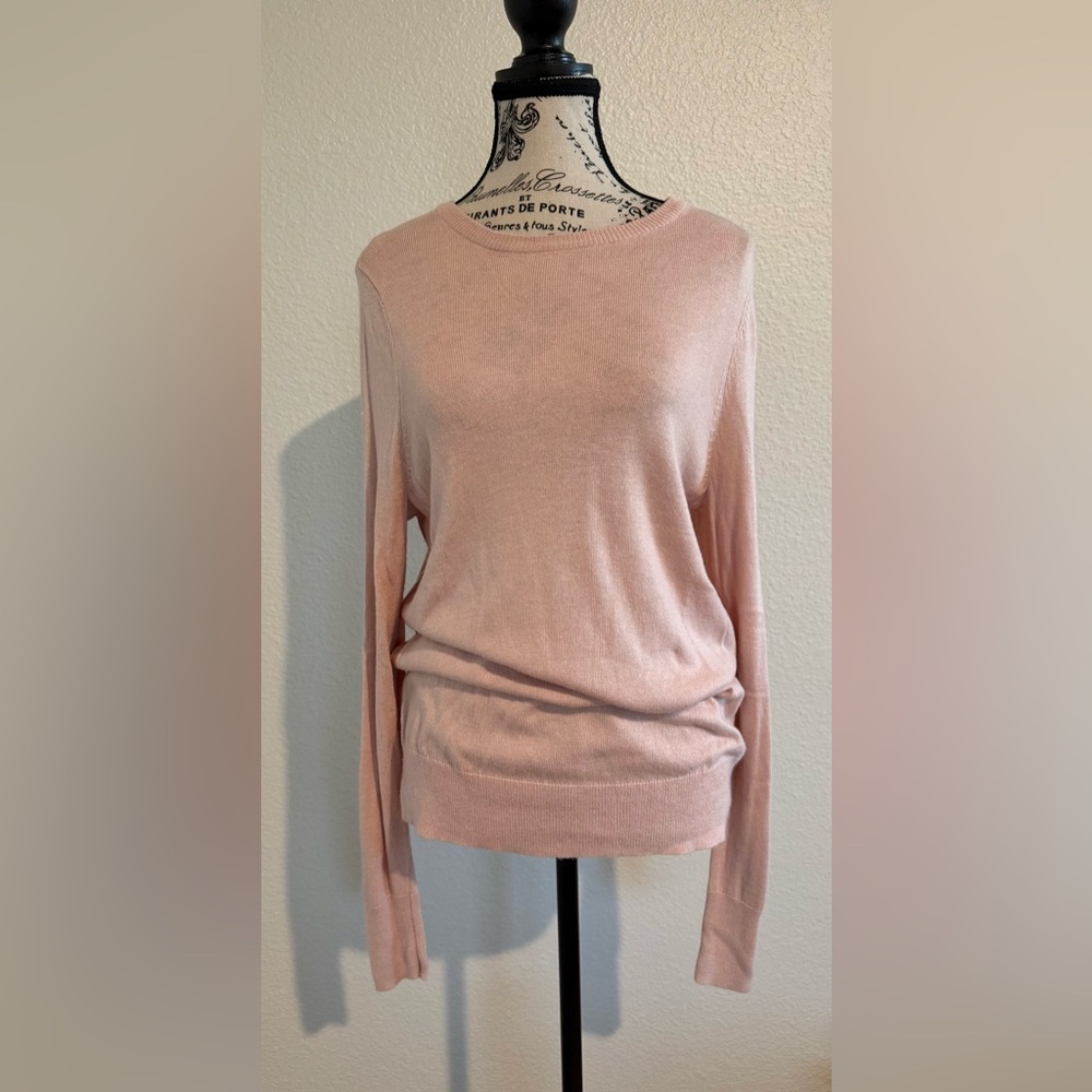 A New Day Blush Pink Lightweight Sweater Size M